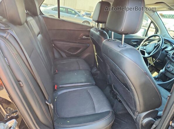 3GNCJLSB1JL215697 2018 CHEVROLET TRAX Black Rear interior view