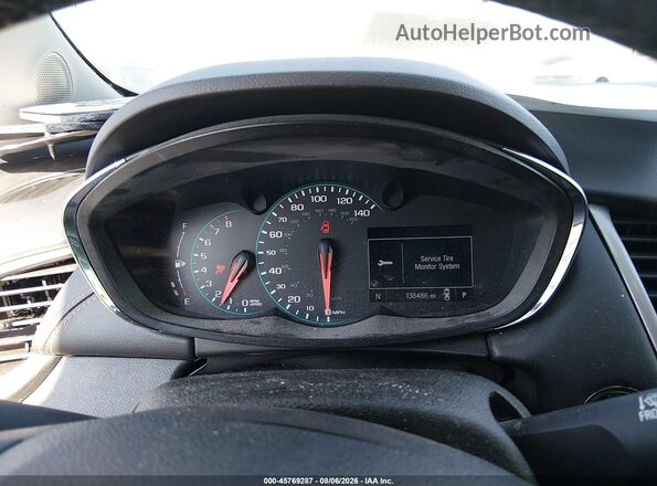 3GNCJLSB1JL356088 2018 CHEVROLET TRAX Белый Вид задних сидений