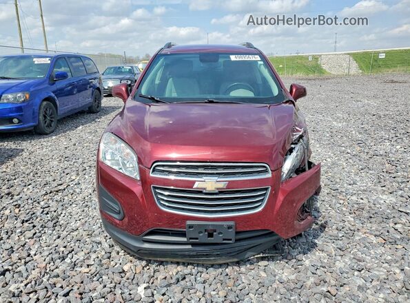 3GNCJLSB2GL245123 2016 CHEVROLET TRAX Red Դիմացի տեսք