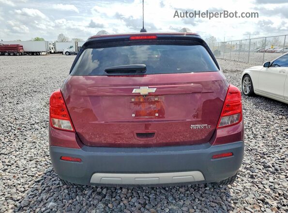 3GNCJLSB2GL245123 2016 CHEVROLET TRAX Red Հետևի տեսք