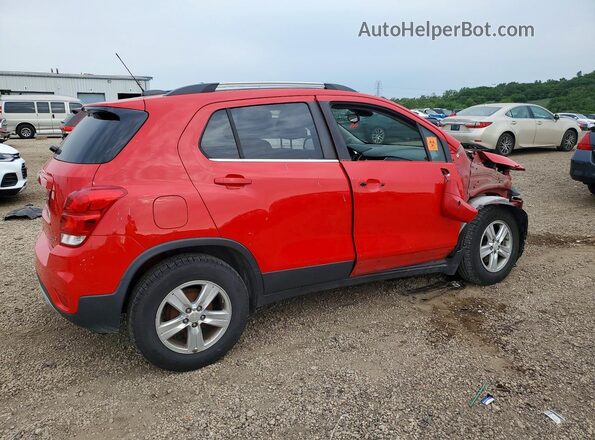 3GNCJLSB2JL293678 2018 CHEVROLET TRAX Red Tył prawy
