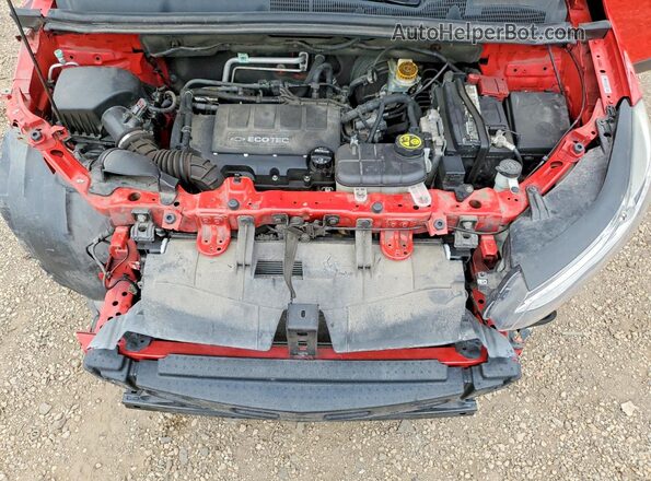 3GNCJLSB2JL293678 2018 CHEVROLET TRAX Red Widok komory silnika