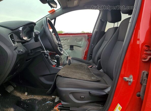 3GNCJLSB2JL293678 2018 CHEVROLET TRAX Red Widok wnętrza z przodu