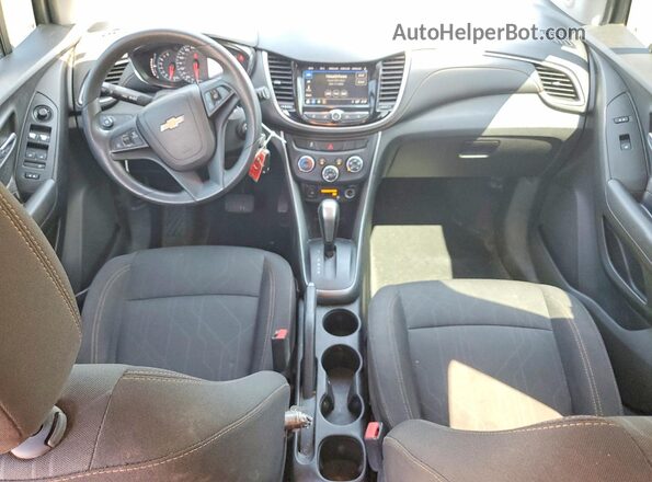 3GNCJLSB2JL332141 2018 CHEVROLET TRAX Black წინა პანელის ხედი