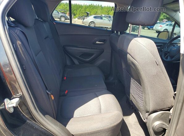 3GNCJLSB2JL332141 2018 CHEVROLET TRAX Black უკანა სავარძლების ხედი