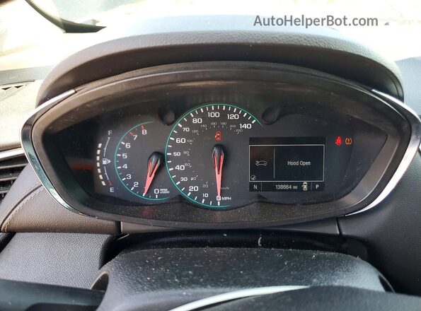 3GNCJLSB2JL332141 2018 CHEVROLET TRAX Black ხელსაწყოთა პანელის ხედი