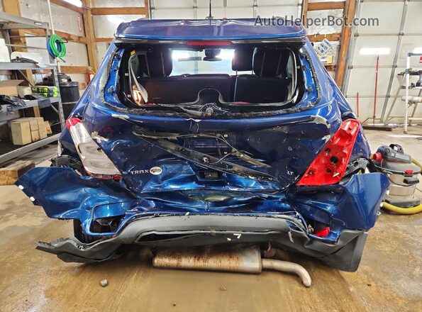 3GNCJLSB2LL138440 2020 CHEVROLET TRAX Blue Rear view