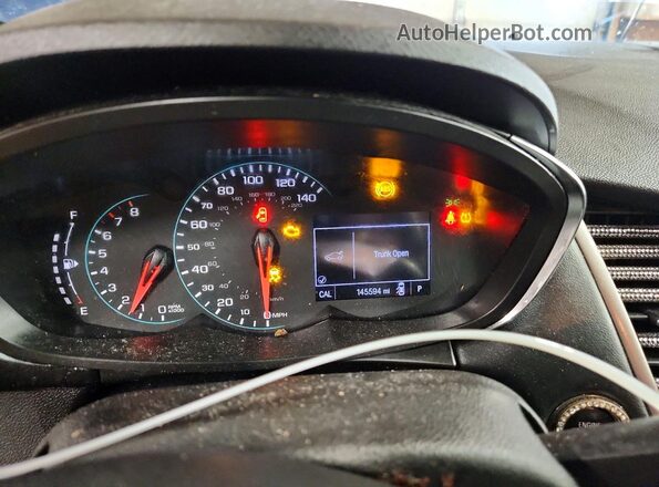 3GNCJLSB2LL138440 2020 CHEVROLET TRAX Blue Instrument cluster view