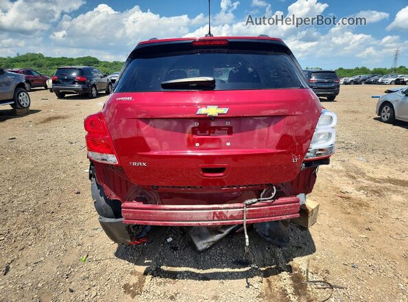 3GNCJLSB3JL211182 2018 CHEVROLET TRAX Burgundy Widok z tyłu