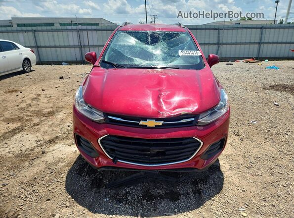 3GNCJLSB3JL211182 2018 CHEVROLET TRAX Burgundy Widok z przodu