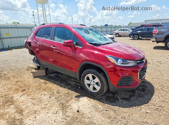 3GNCJLSB3JL211182 2018 CHEVROLET TRAX Burgundy Przód prawy