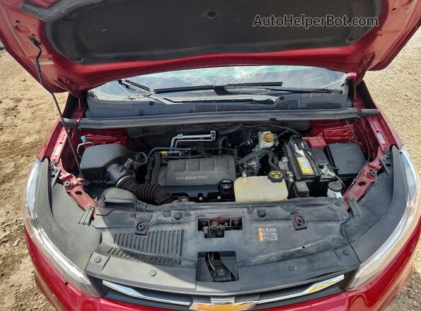 3GNCJLSB3JL211182 2018 CHEVROLET TRAX Burgundy Widok komory silnika