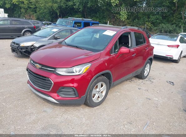 3GNCJLSB3JL346470 2018 CHEVROLET TRAX Red წინა მარცხენა ხედი სამი მეოთხედიდან