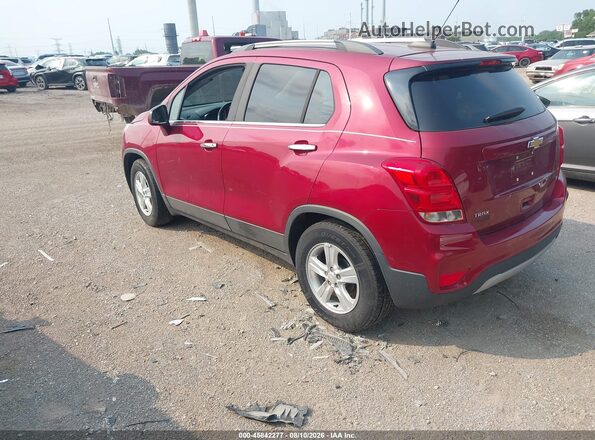 3GNCJLSB3JL346470 2018 CHEVROLET TRAX Red უკანა მარცხენა