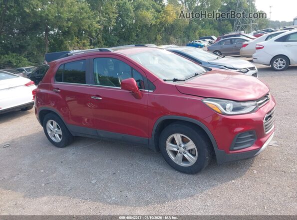 3GNCJLSB3JL346470 2018 CHEVROLET TRAX Red უკანა სალონის ხედი