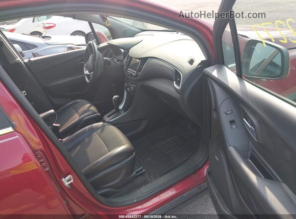 3GNCJLSB3JL346470 2018 CHEVROLET TRAX Red წინა სალონის ხედი