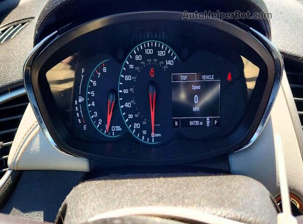 3GNCJLSB3KL254731 2019 CHEVROLET TRAX Black Вид щитка приладів