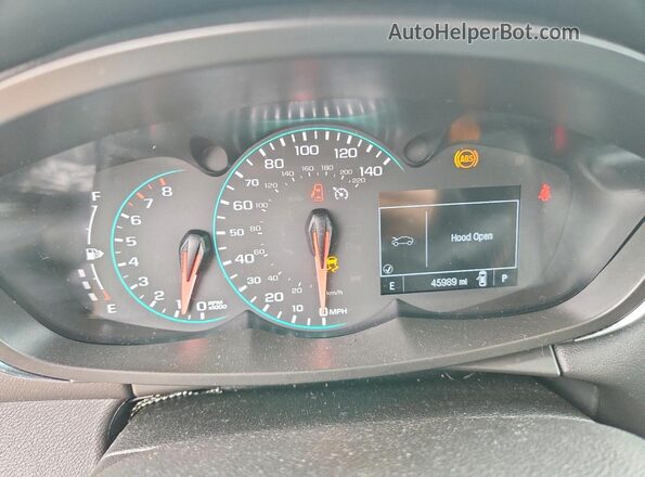 3GNCJLSB3LL335892 2020 CHEVROLET TRAX Gray Սարքավորումների վահանակի տեսք
