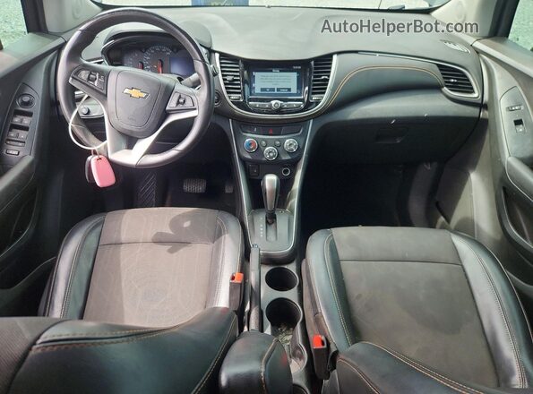 3GNCJLSB4HL287097 2017 CHEVROLET TRAX Gray Вид панелі приладів