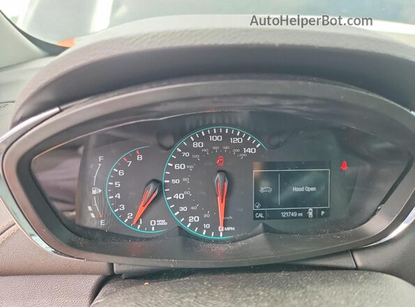 3GNCJLSB4HL287097 2017 CHEVROLET TRAX Gray Вид щитка приладів