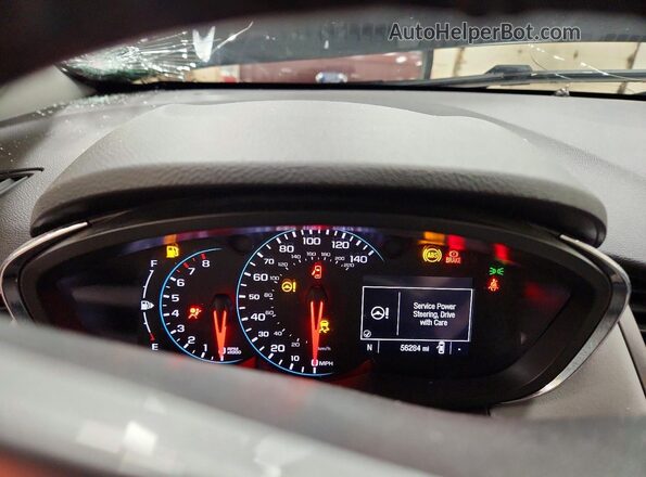 3GNCJLSB4JL168049 2018 CHEVROLET TRAX Black Vista del cuadro de instrumentos