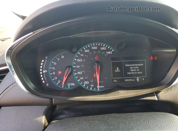 3GNCJLSB5HL211968 2017 CHEVROLET TRAX White Widok zestawu wskaźników