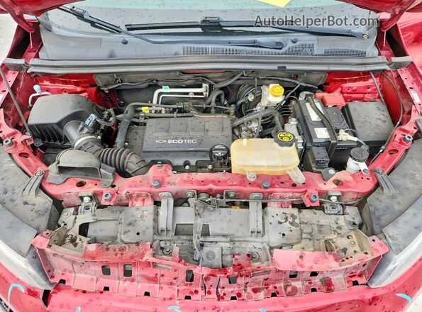 3GNCJLSB6LL192310 2020 CHEVROLET TRAX Red Vista del compartimento del motor