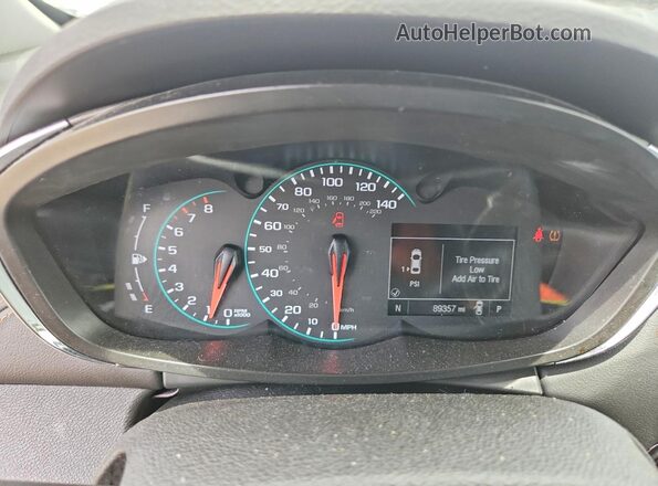 3GNCJLSB7JL222721 2018 CHEVROLET TRAX Black Սարքավորումների վահանակի տեսք