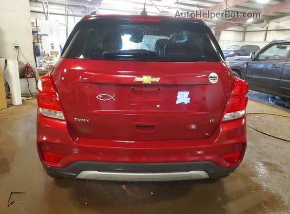3GNCJLSB7JL336959 2018 CHEVROLET TRAX Red უკანა ხედი