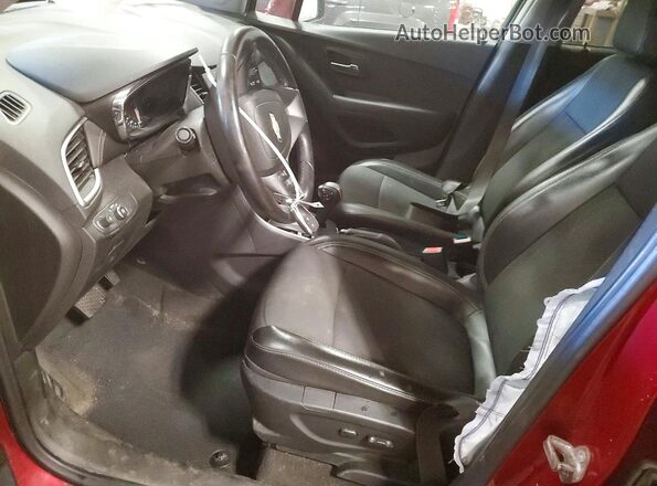 3GNCJLSB7JL336959 2018 CHEVROLET TRAX Red წინა სალონის ხედი