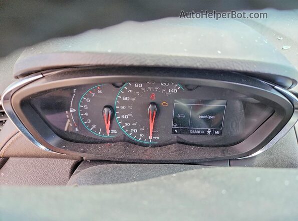 3GNCJLSB7KL271922 2019 CHEVROLET TRAX White Instrument cluster view