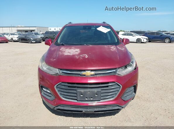 3GNCJLSB8JL175280 2018 CHEVROLET TRAX Red Widok zestawu wskaźników