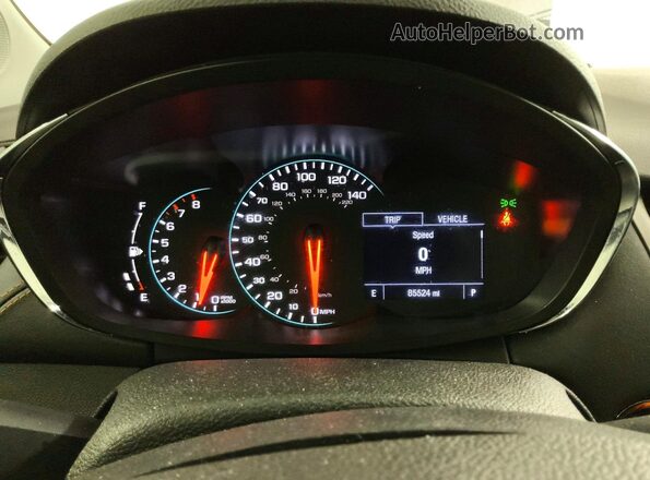 3GNCJLSB8LL202027 2020 CHEVROLET TRAX Gray Widok zestawu wskaźników