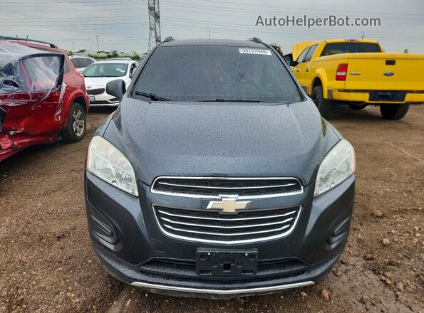 3GNCJLSB9GL276675 2016 CHEVROLET TRAX Gray Вид спереду