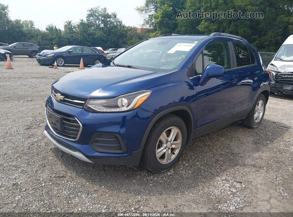 3GNCJLSB9HL172561 2017 CHEVROLET TRAX Blue წინა მარცხენა ხედი სამი მეოთხედიდან