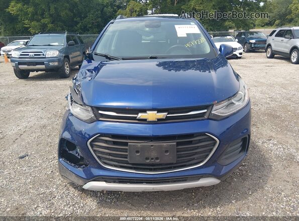 3GNCJLSB9HL172561 2017 CHEVROLET TRAX Blue ხელსაწყოთა პანელის ხედი