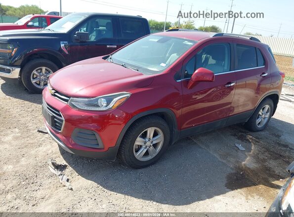 3GNCJLSB9KL178125 2019 CHEVROLET TRAX Red წინა მარცხენა ხედი სამი მეოთხედიდან