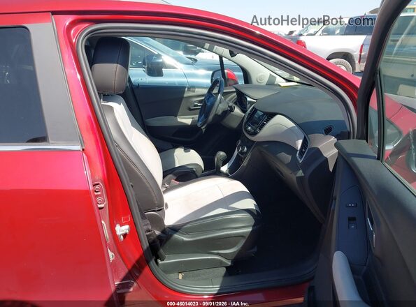 3GNCJLSB9KL178125 2019 CHEVROLET TRAX Red წინა სალონის ხედი