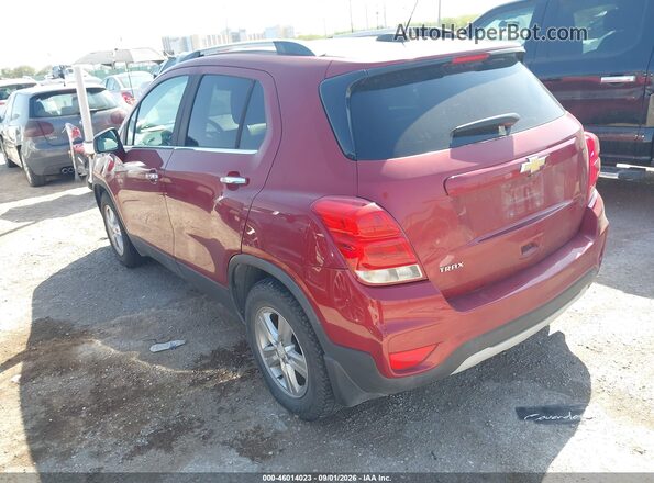 3GNCJLSB9KL178125 2019 CHEVROLET TRAX Red უკანა მარცხენა