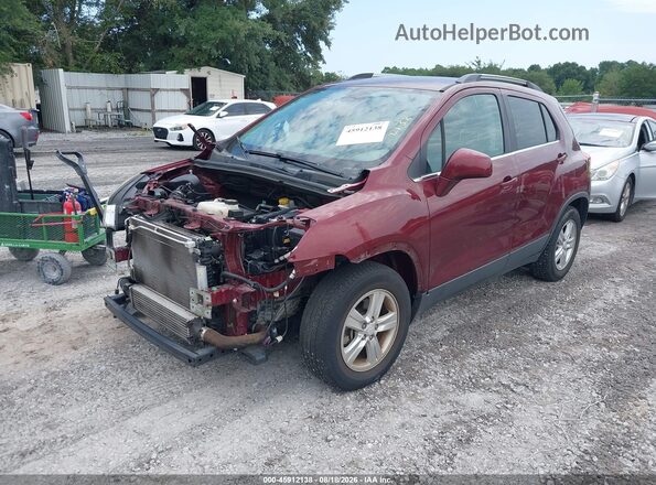 3GNCJLSBXGL226089 2016 CHEVROLET TRAX Burgundy Front left