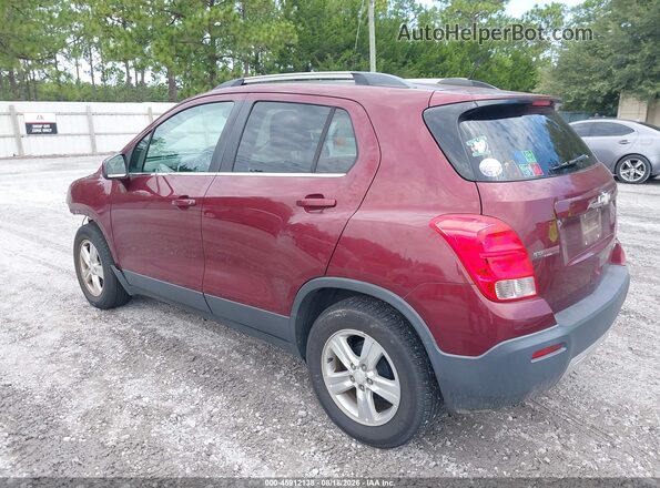 3GNCJLSBXGL226089 2016 CHEVROLET TRAX Burgundy Rear left