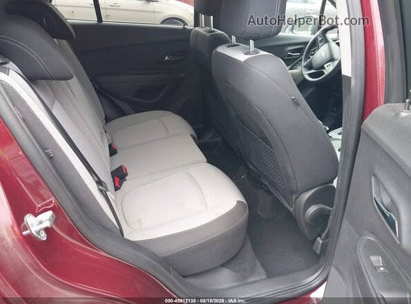 3GNCJLSBXGL226089 2016 CHEVROLET TRAX Burgundy VIN sticker view