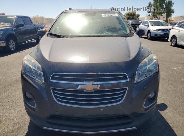 3GNCJMSB2GL278936 2016 CHEVROLET TRAX Серый Вид спереди