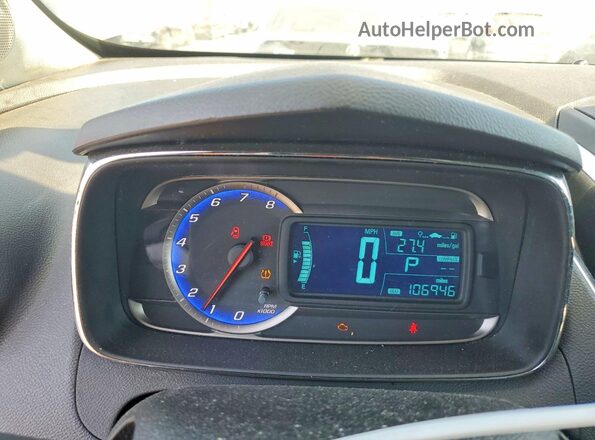 3GNCJMSB2GL278936 2016 CHEVROLET TRAX Серый Вид щитка приборов