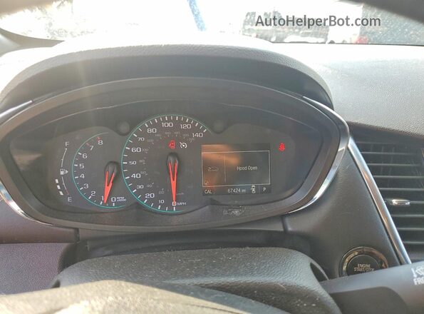 3GNCJMSB9HL219769 2017 CHEVROLET TRAX Gray Widok zestawu wskaźników