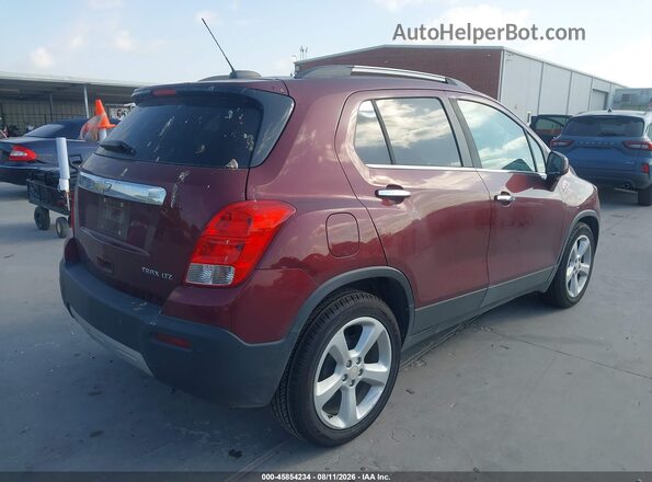 3GNCJMSBXGL265352 2016 CHEVROLET TRAX Бордовый Задняя правая четверть