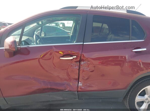 3GNCJMSBXGL265352 2016 CHEVROLET TRAX Бордовый Вид спереди