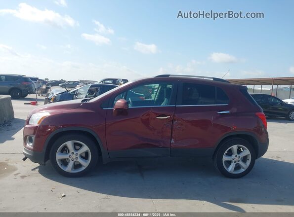 3GNCJMSBXGL265352 2016 CHEVROLET TRAX Бордовый Панорамный вид салона 360°