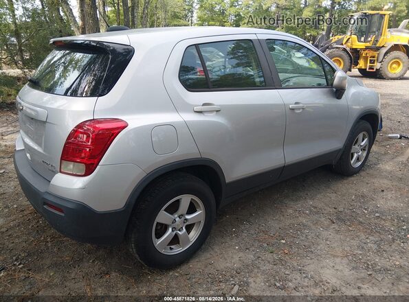 3GNCJNSB0GL178937 2016 CHEVROLET TRAX Silver Tył prawy