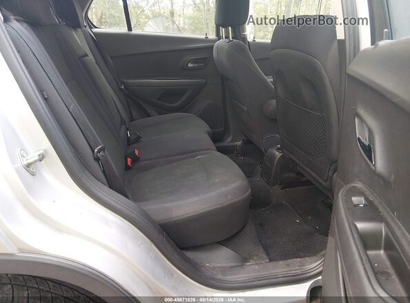 3GNCJNSB0GL178937 2016 CHEVROLET TRAX Silver Widok naklejki z numerem VIN
